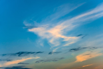 Fototapeta premium colorful sunset sky background at the view point