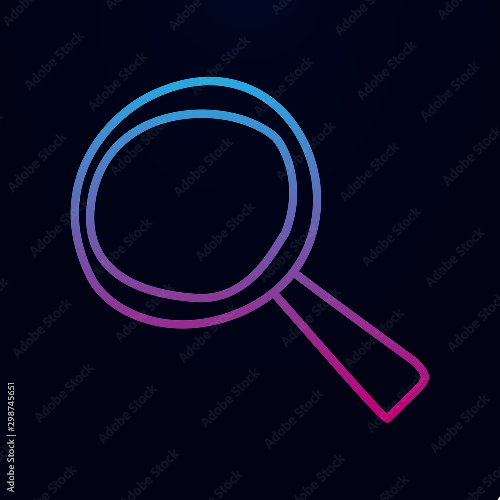 Aufkleber magnifier sketch nolan icon. simple thin line, outline vector of education icons for ui and ux, webs