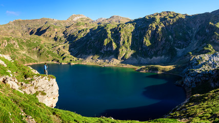 Obraz na płótnie Canvas Lago de Calabazosa, Parque nacional de Somiedo, Asturias, España