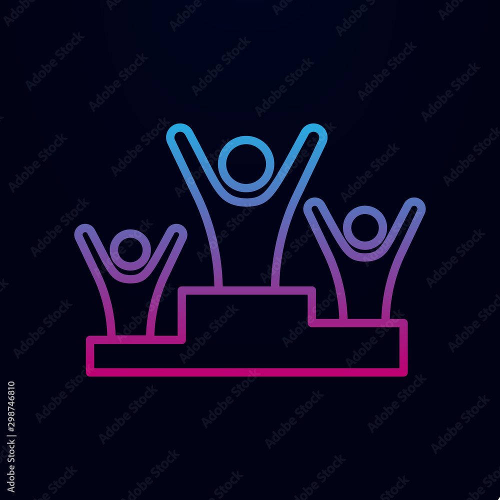Poster competition nolan icon. simple thin line, outline vector of web, mix icons for ui and ux, website or