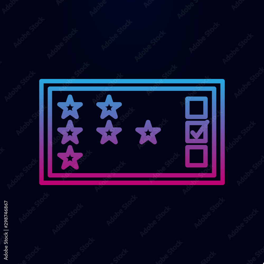 Poster customer experience nolan icon. simple thin line, outline vector of web, mix icons for ui and ux, we
