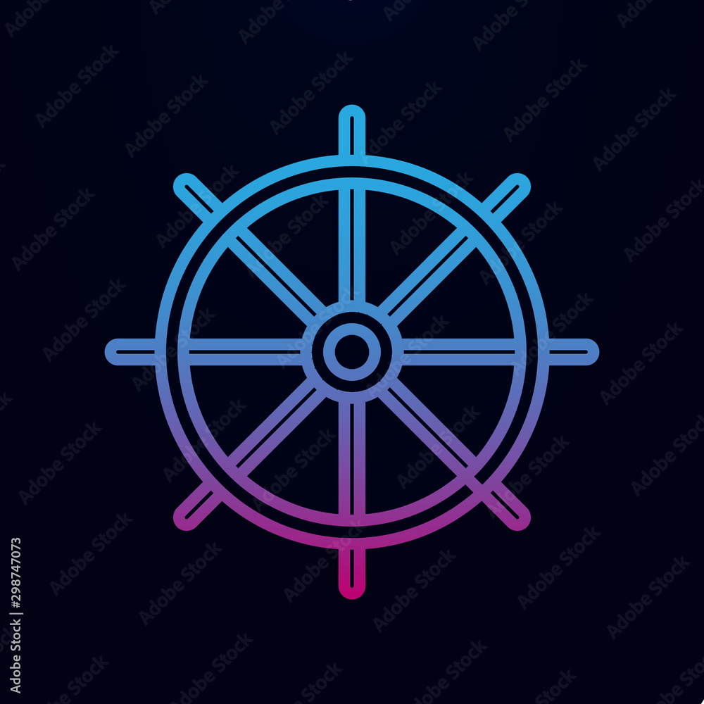 Poster market target nolan icon. simple thin line, outline vector of web, mix icons for ui and ux, website 
