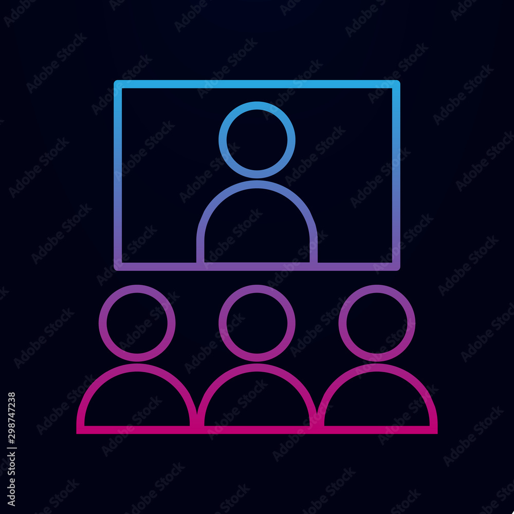 Poster rater training nolan icon. simple thin line, outline vector of web, mix icons for ui and ux, website