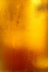 Fototapeta na wymiar Background closeup with fresh beer