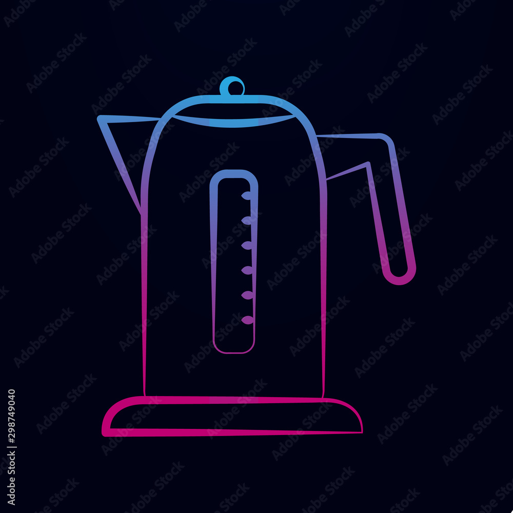 Aufkleber kettle nolan icon. simple thin line, outline vector of tea icons for ui and ux, website or mobile ap