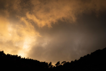 sky with clouds