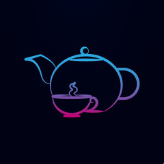 Tea cup, sugar nolan icon. Simple thin line, outline vector of tea icons for ui and ux, website or mobile application