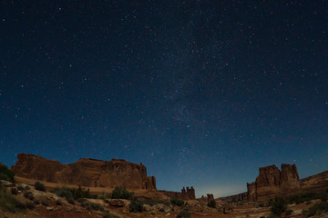アーチーズ国立公園星空