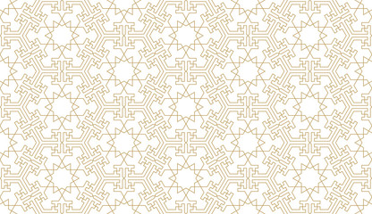 Seamless pattern background in authentic arabian style.