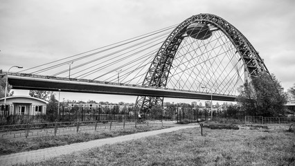 cable-stayed bridge in the West of Moscow