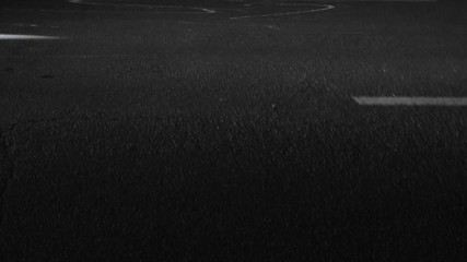 Super fast cars lights. Night motion time lapse. Minimal background texture. Hyper speed - urban movement loop. Modern cityscape - blurred night street road traffic.