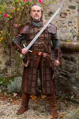 Knight with his Sword