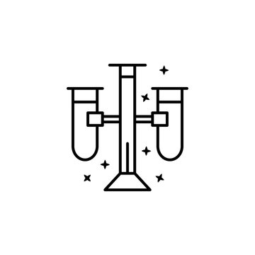 recommend clip art: Chemistry lab Einstein icon. Simple line outline vector of nuclear energy icons for ui and ux website or mobile application