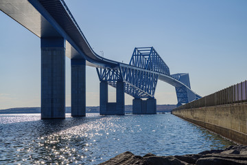 下から望む高架橋