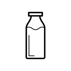 Milk icon trendy