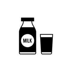 Milk icon trendy