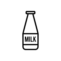 Milk icon trendy