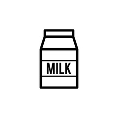 Milk icon trendy