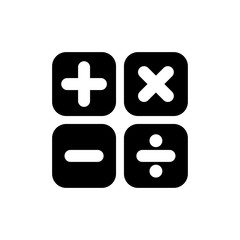 Obraz premium Calculator icon trendy