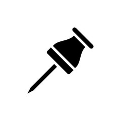Push pin, thumbtack icon