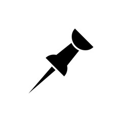 Push pin, thumbtack icon