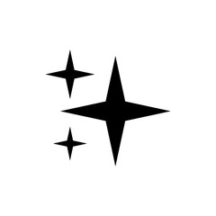 Star sparkle signage icon trendy