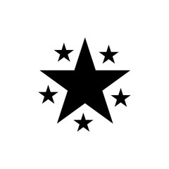 Star sparkle signage icon trendy
