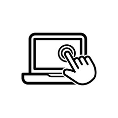 Touch screen icon