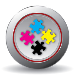 cmyk puzzle icon