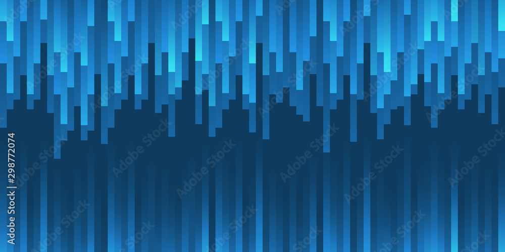 Poster abstract background basic shape square line overlay blue color