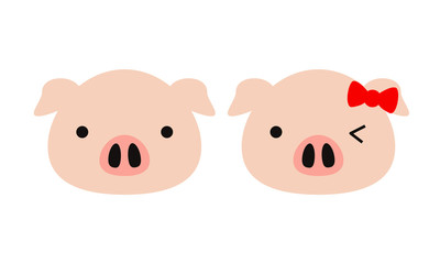 pig and piglets