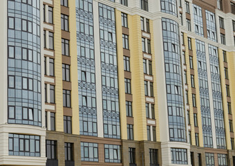Fototapeta na wymiar New residential high-rise buildings.