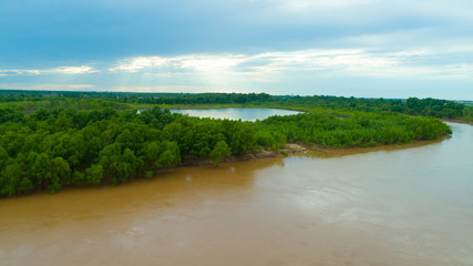 Brazos River Aerial Texas River Forest