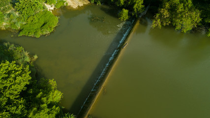  Flowing Texas Creek Aerial-Hill Country Creek