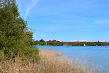 Chiemsee Lake in Bavaria, Germany