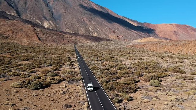 Road to the Volcano Taide, Tenerife.