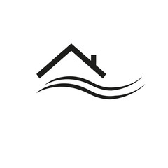Real Estate vector logo design template. House abstract concept icon.