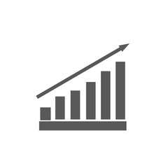 Graph Icon vector isolated on white background. Statistics symbol for your design, logo, application, presentation, UI