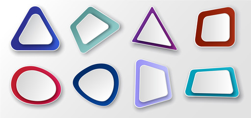 Promo badge for offer, promotion, advertising, scroll, price tag, sticker, poster. Modern geometric sale banner for your graphic and web design.