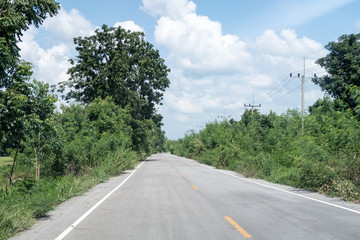 Naklejka premium Road in the mountain