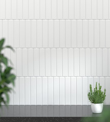 bathroom interior,toilet,shower,modern home design 3d rendering for copy space background white tile bathroom