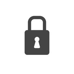 Padlock icon , vector illustration