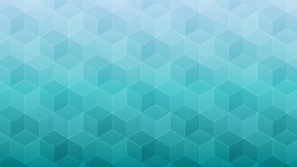 Blue abstract pattern of geometric shapes background. Colorful gradient mosaic backdrop.