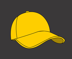 baseball cap vector illustration 