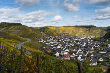 Indian summer on the red wine trail in the Ahr valley