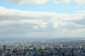 Fototapeta na wymiar 円山頂上からの景色