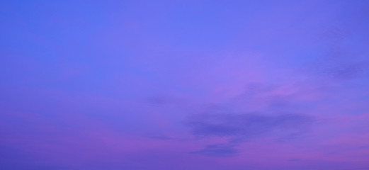 Obraz premium sunset blue pink evening sky for banner background