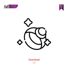 Outline Black ring icon. ring icon vector isolated on white background. Graphic design, mobile application, logo, user interface. EPS 10 format vector