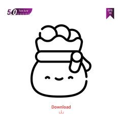 Outline Black idea icon. idea icon vector isolated on white background. Graphic design, mobile application, logo, user interface. EPS 10 format vector