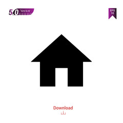 home-button  icon vector isolated on white background. Graphic design, material-design icon, mobile application, logo, user interface. EPS 10 format vector